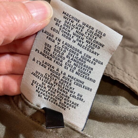 Levis Jacket Med Camo Military Style Y2K Vintage 90's Cotton Raw Front Hem Denim - Picture 11 of 13